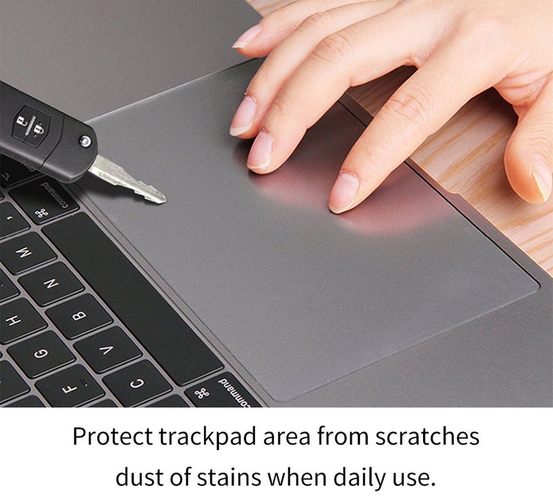 CaseBuy MacBook Air Trackpad Cover Protector for 2021 2020 Release MacBook Air 13 Inch with Touch ID Model A2337(M1) A2179 A1932 Clear Anti-Scratch Trackpad Skin - Image 3